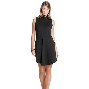 Toad&Co Black‎ Sleeveless Mock Neck Dress Fit & Flare Eco Friendly Large